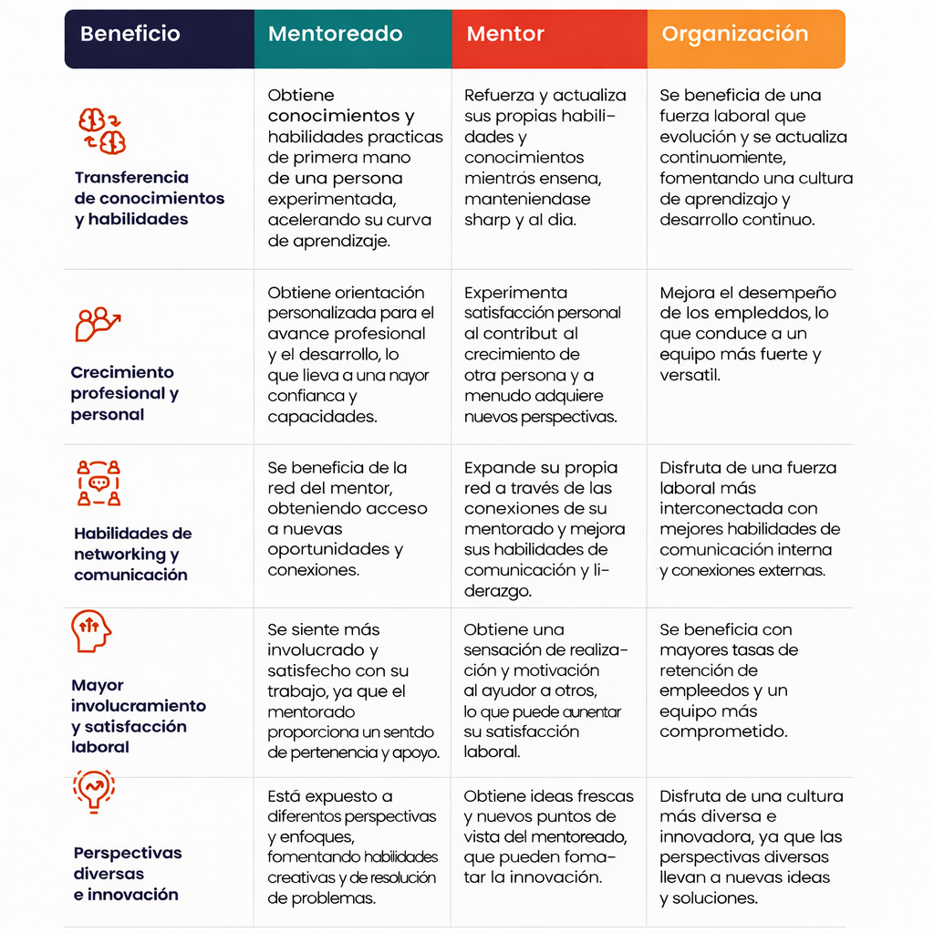 BENEFICIOS DE LA MENTORIA